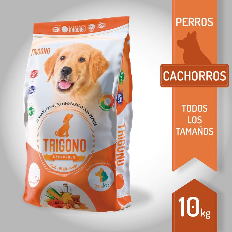 TRESKO - Alimento Trigono perro cachorro 10Kg