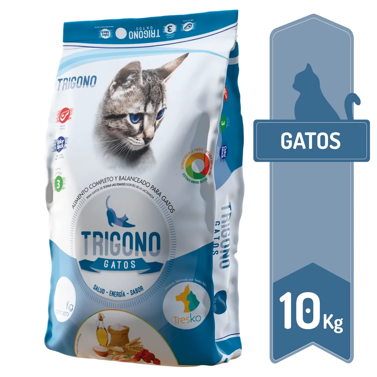 TRESKO - Alimento Trigono gato 10Kg
