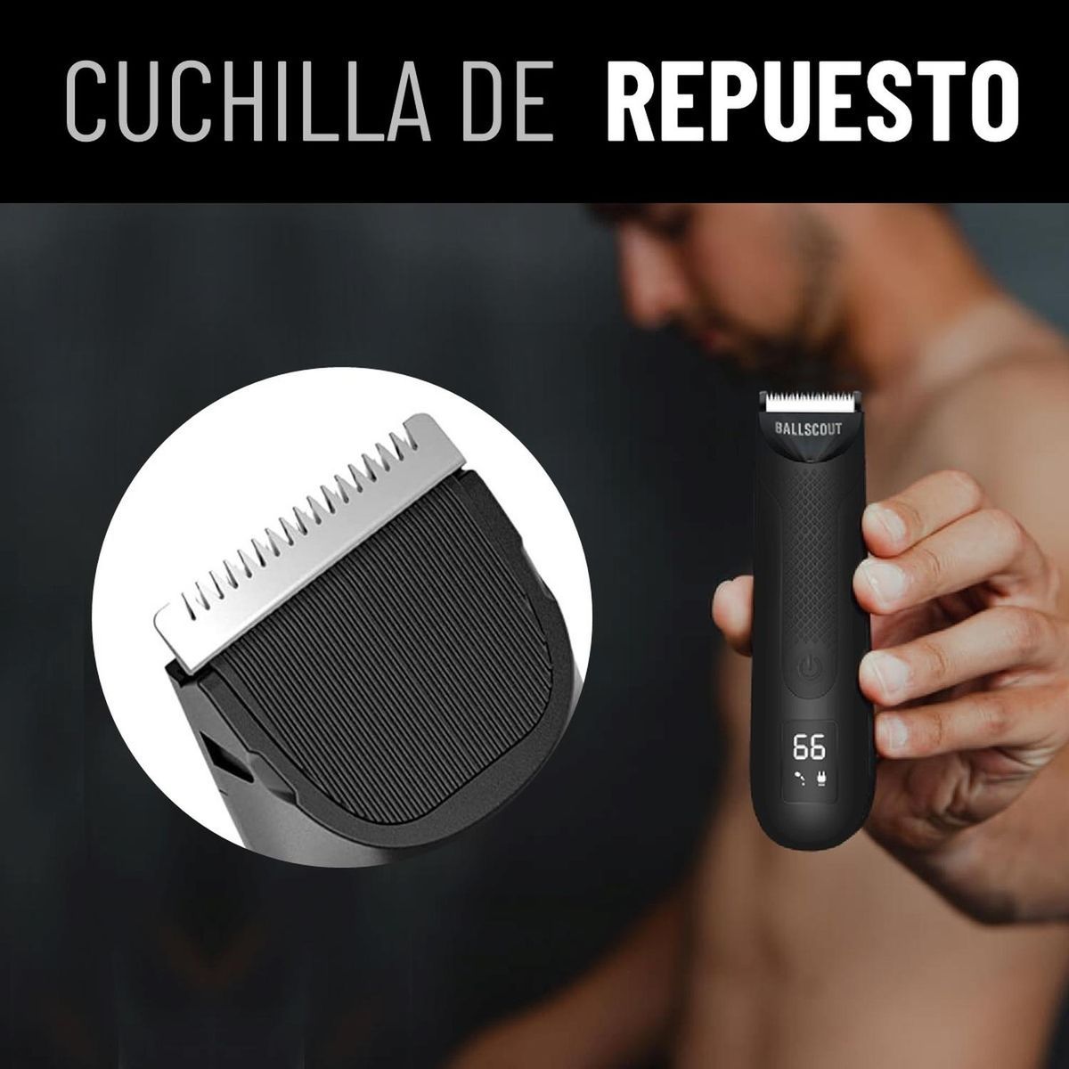 BALLSCOUT - Cuchillas de Repuesto Accesorio Afeitadora Ballscout Smooth