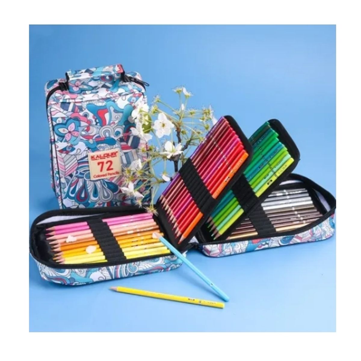 OFERTABKN - Juego De 72 Lapices De Colores Acuarela 4 Capas Estuche