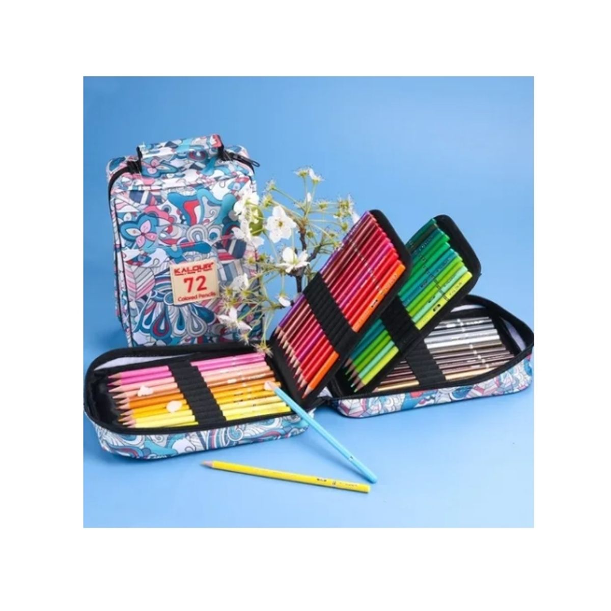 OFERTABKN - Juego De 72 Lapices De Colores Acuarela 4 Capas Estuche