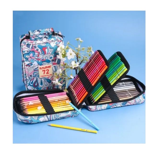 OFERTABKN - Juego De 72 Lapices De Colores Acuarela 4 Capas Estuche