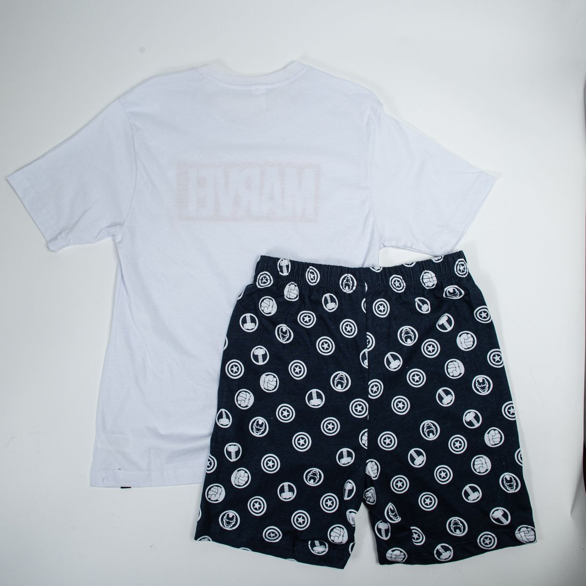 MARVEL - Pijama Hombre Marvel Print Blanco Marvel