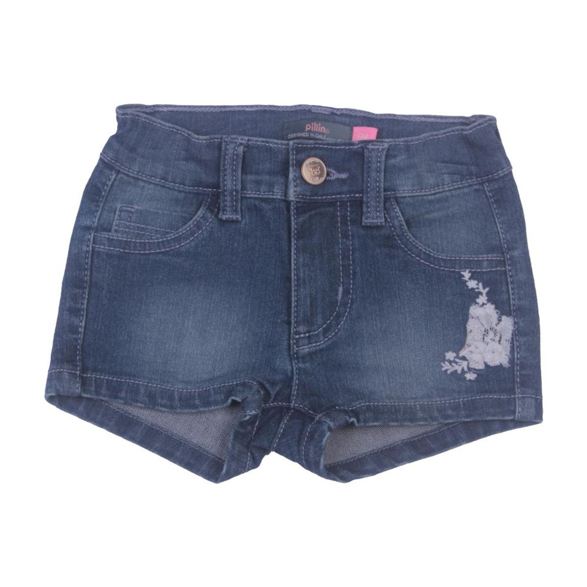 PILLIN - Short Bebe Niña Azul Pillin PILLIN