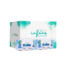 GENERICO - INFANS WATER BABY WIPES CAJA X24