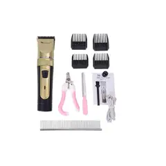 GENERICO - Set Peluquería Canina Maquina Cortar Pelo Mascotas Usb Perro