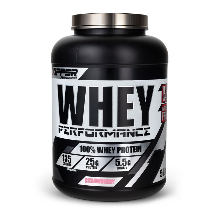 KIFFER - PROTEÍNA WHEY PERFORMANCE - 5 LBS - KIFFERLABS - FRUTILLA