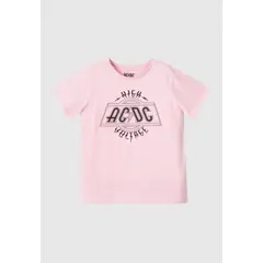AC DC - Polera Mujer YOU Acdc Voltage Rosado