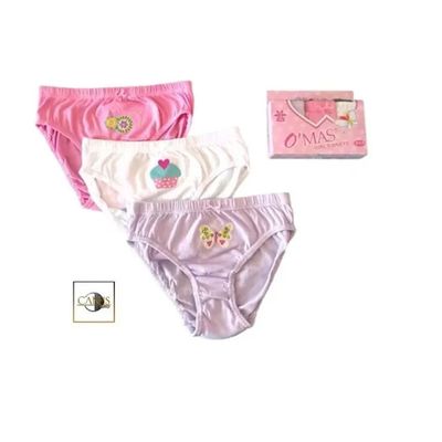 Imagen 2 del producto Pack 6 Calzones 100% Algodón Niña.