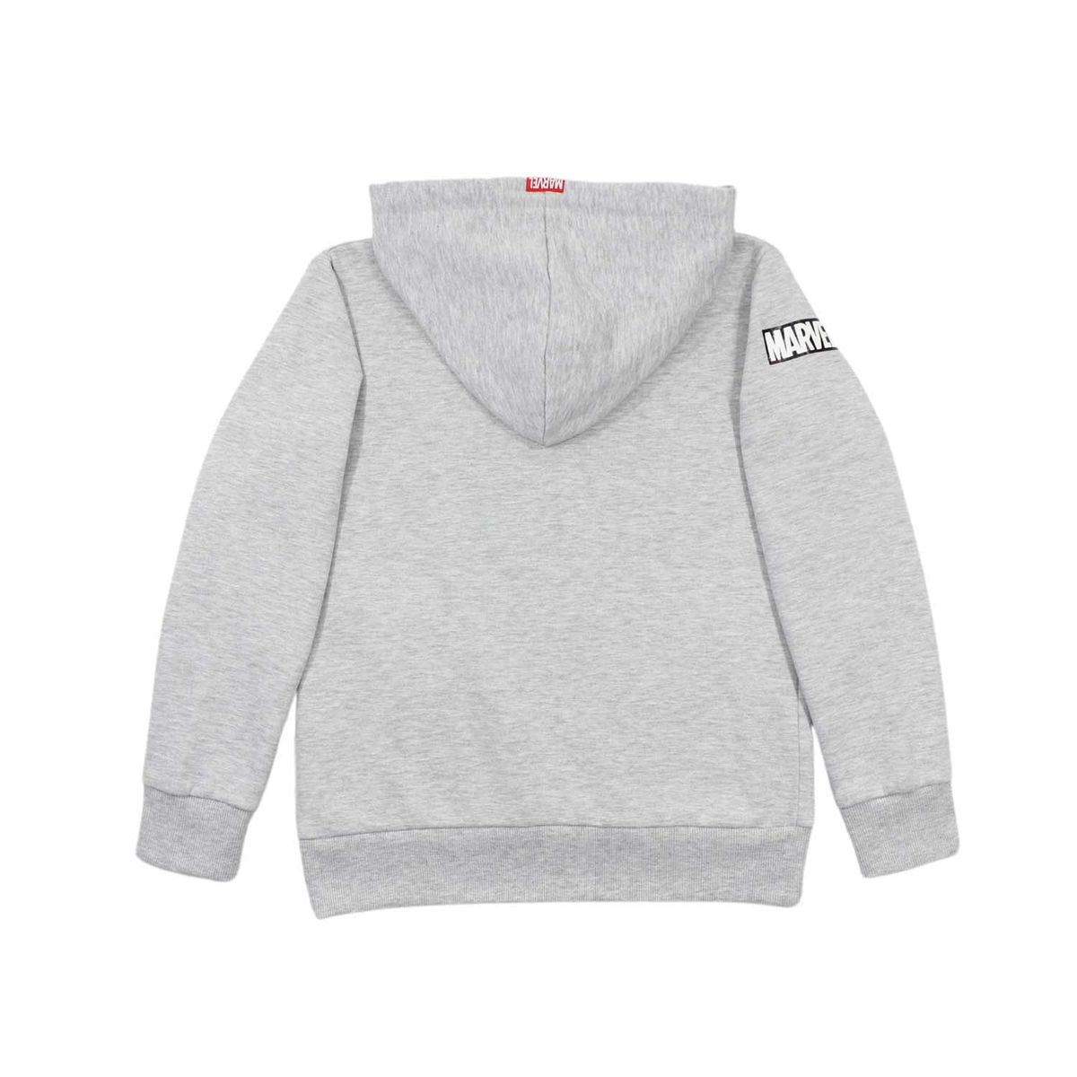 MARVEL - Poleron Niño Spiderman Poderoso Heroe Gris Marvel