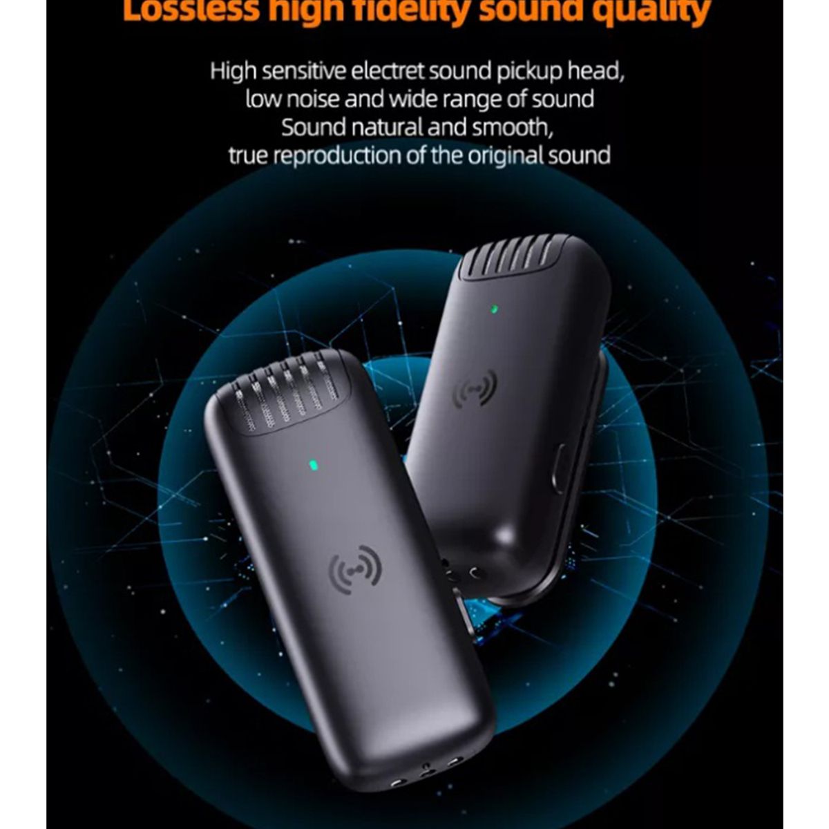 STARTECHOFFICE - Micrófono Inalámbrico de Solapa Doble Reducción de Ruido Captura 360°