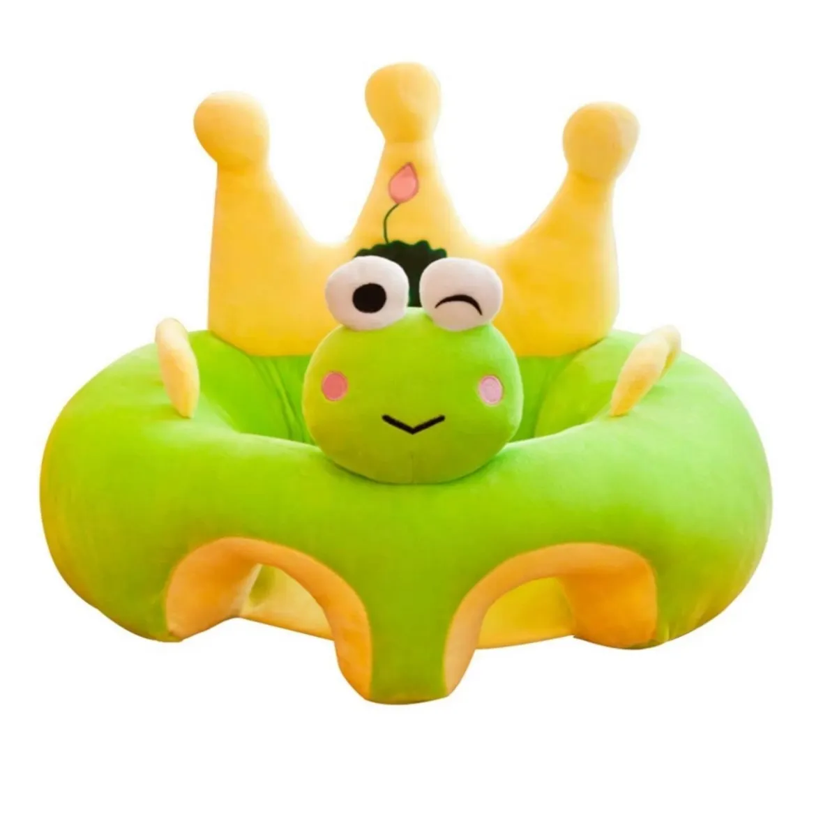 MON PETIT - Cojin Asiento Bebe Seguridad y Apoyo Rey Ranita