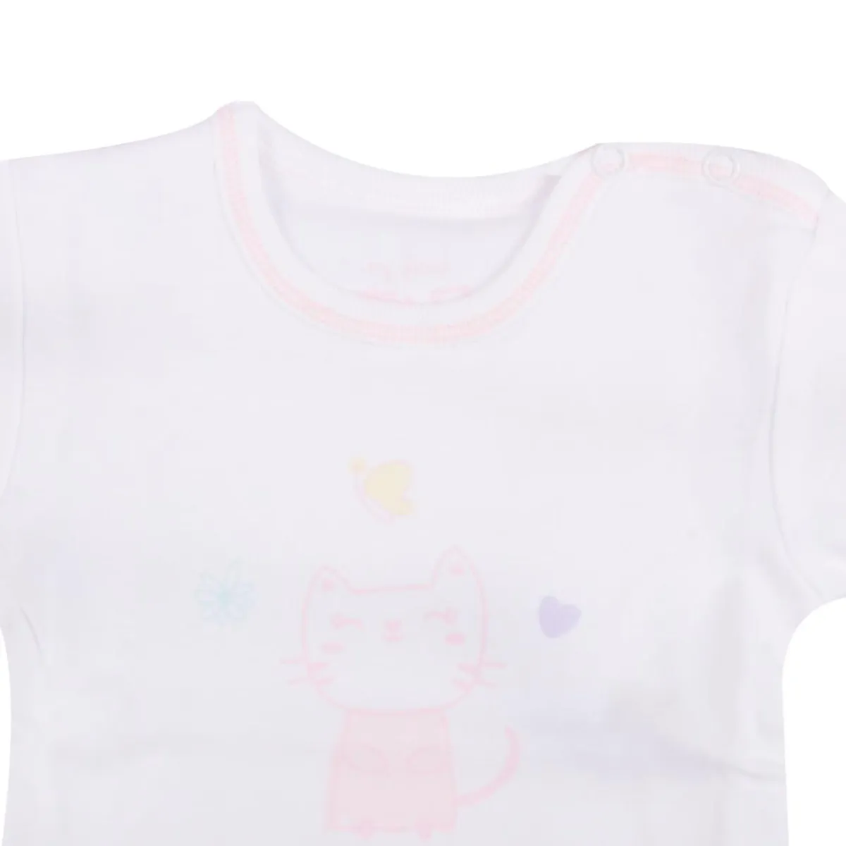PILLIN - Set 2 Pzas Camiseta Bebe Niña Multicolor Pillin PILLIN