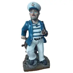 RUNN - Figura Decorativa Capitán Con Pipa 20 cm.