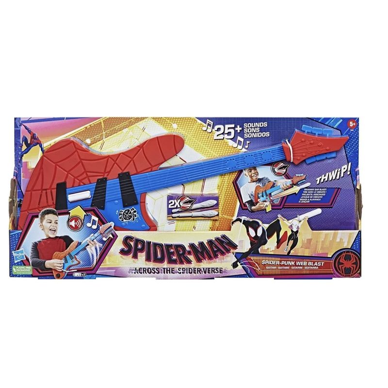 HASBRO - Spiderman Spiderverse Blaster Lanza Dardos Guitar