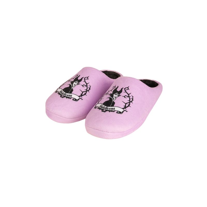 DISNEY - Pantufla Mujer Malefica Espinas Lila Disney