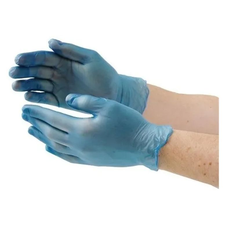 INNOVATE K - Guantes Vinilo Azul X100 Talla L