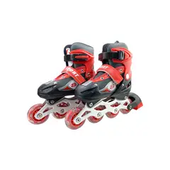 GENERICO - Patines Roller en Linea Niños Rojos Talla L