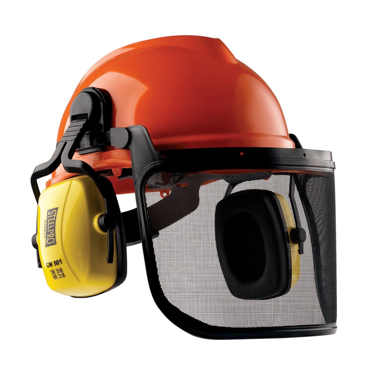 STEELPRO - Casco Motoserrista Evo III Visor Metálico