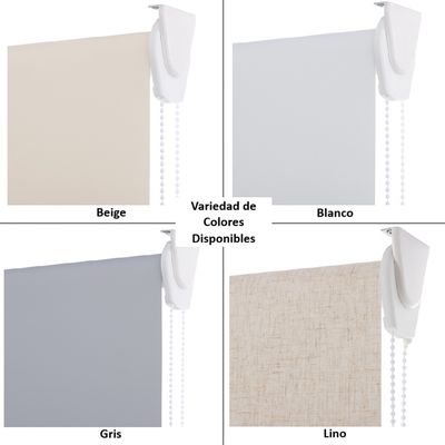 Imagen 2 del producto Cortina Roller Blackout Beige 105x170 cm Persiana de altura ajustable