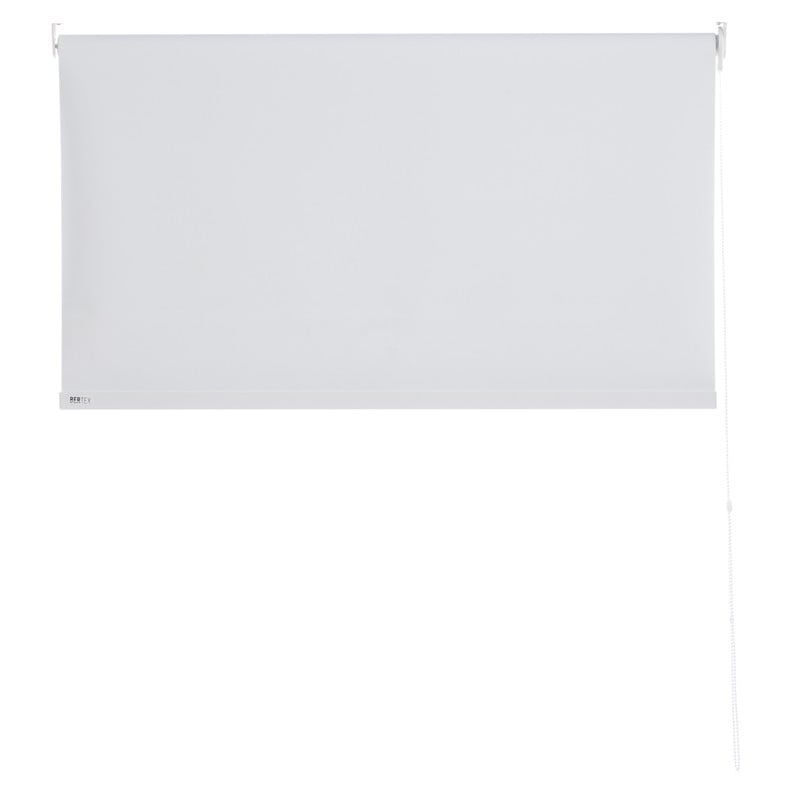 BERTEX - Cortina Roller Blackout 80cm ancho x 240cm alto Persiana Blanca