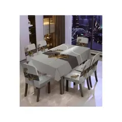 GENERICO - Mantel de mesa mas 6 Fundas de Sillas