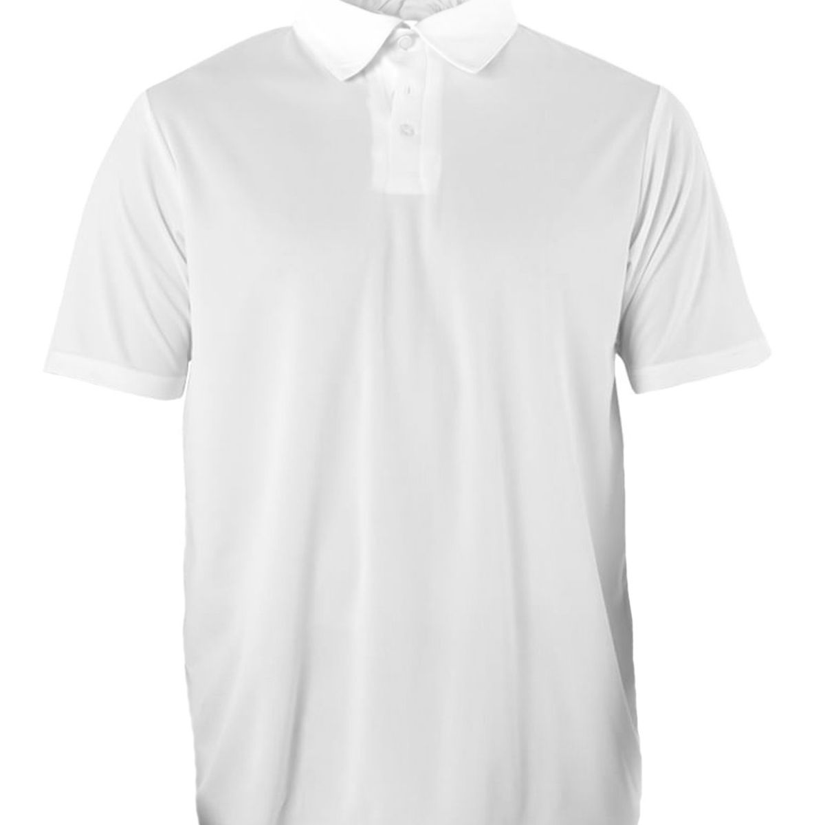 QUEBEC - Polera Cooldry Quebec Manga Corta Blanco