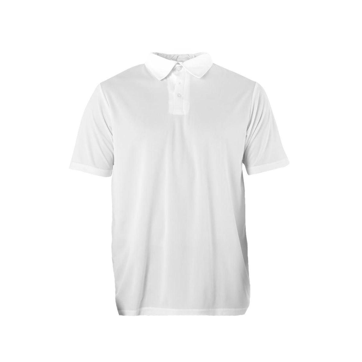 QUEBEC - Polera Cooldry Quebec Manga Corta Blanco