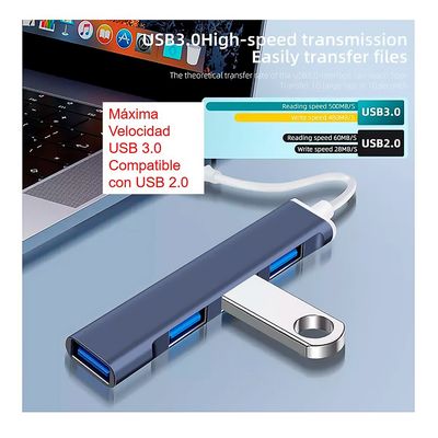 Imagen 2 del producto Hub Usb 3.0 Y Tipo C Adaptador Para Mac Windows 5gbps