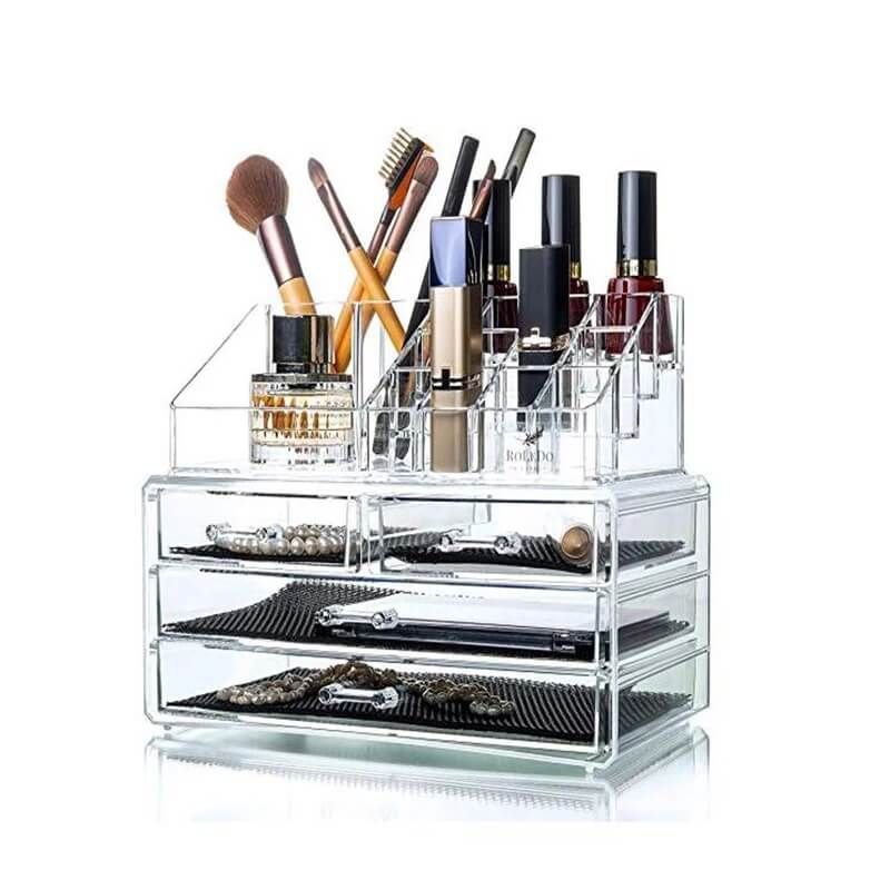 GENERICO - Cosmetiquero Acrílico Organizador De Maquillaje y joyas
