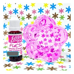 EASY EPOX - Pigmento Transparente Fucsia Para Resina Epóxica Super Color