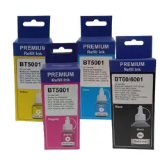 GENERICO - Pack Tintas 4 colores compatible con Brother BTD60-BT5001