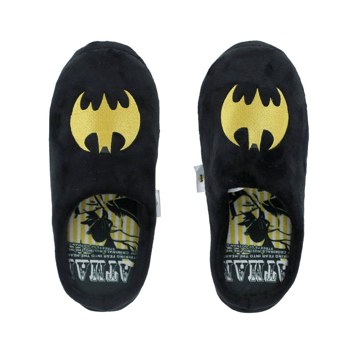 DC COMICS - Pantufla Hombre Batman Clan Negro Dc Comics