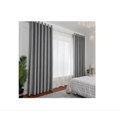 GENERICO - 2 Cortinas Opacas Para Sala De Estar O Habitación 140x240cm.