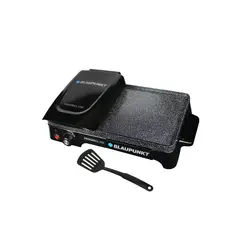 BLAUPUNKT - Parrilla Eléctrica Antihaderente con Grill