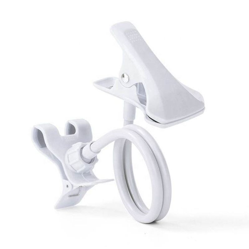 GENERICO - SOPORTE PARA CELULAR ANCLAJE TIPO CLIP BLANCO