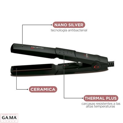 Imagen 2 del producto Plancha Alisadora Mini CP1 TH Compacta Viaje Ceramic Ion