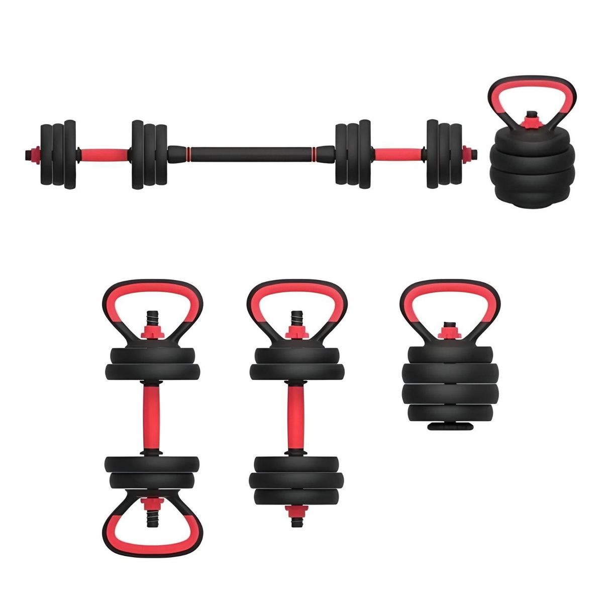 CRUSEC - Set Mancuernas Ajustables De 30kg Total
