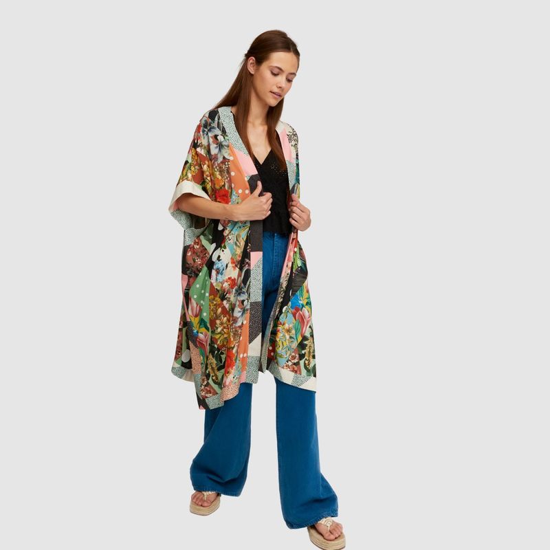 ALDO MARTINS - Kimono Carolyn Multicolor Aldo Martins