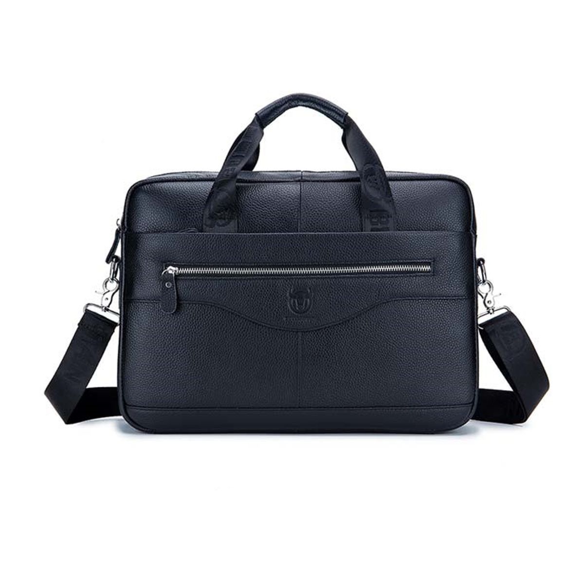 GENERICO - Bolso Maletín Cuero Genuino Bull Captain Mod Wave