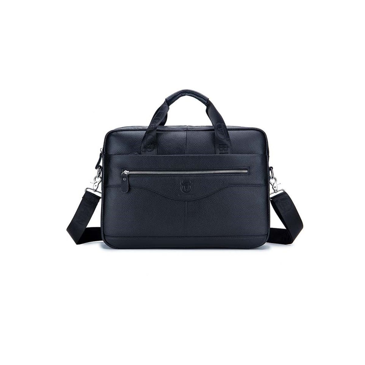 GENERICO - Bolso Maletín Cuero Genuino Bull Captain Mod Wave