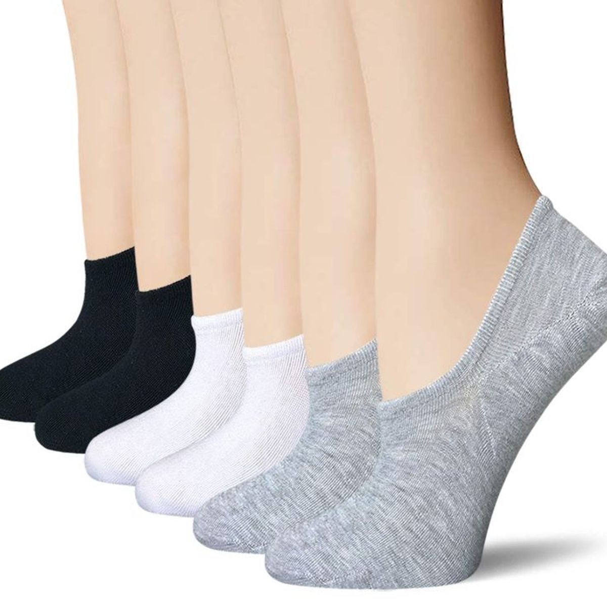 EVERSO - 12pares Calcetín Hombre Con Bambu Invisible