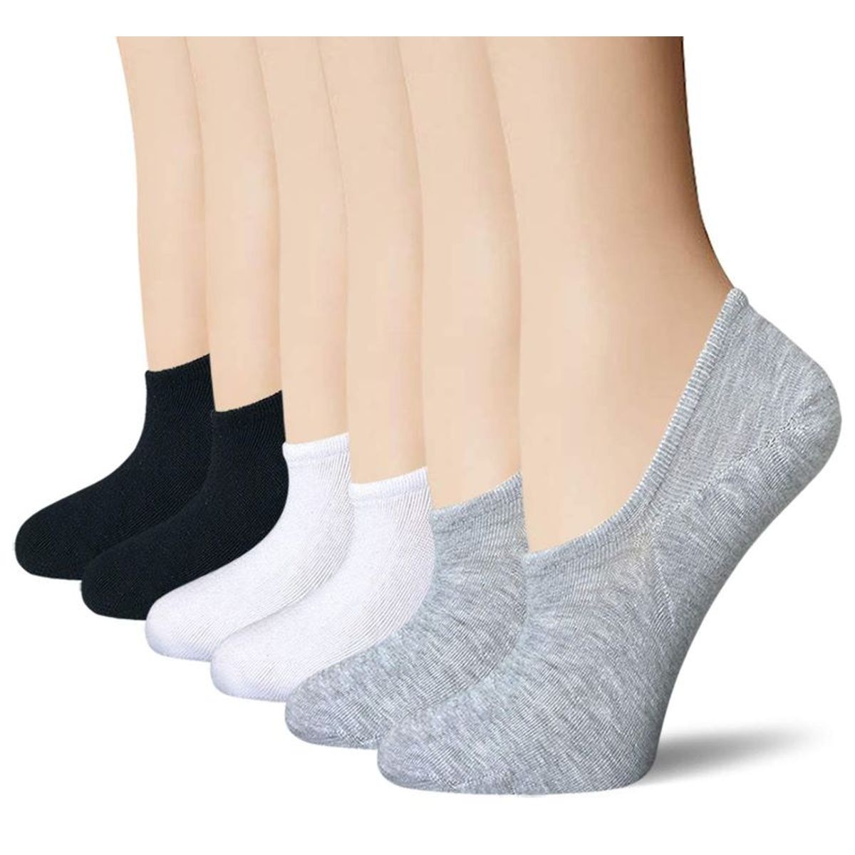 EVERSO - 12pares Calcetín Hombre Con Bambu Invisible