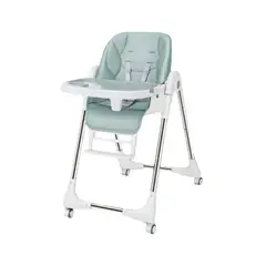 LUBABYCAS - Silla De Comer Multiposiciones Plegable Verde