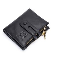 Billetera Hombre Cuero Genuino Lujo Bull Captain Mod Beast