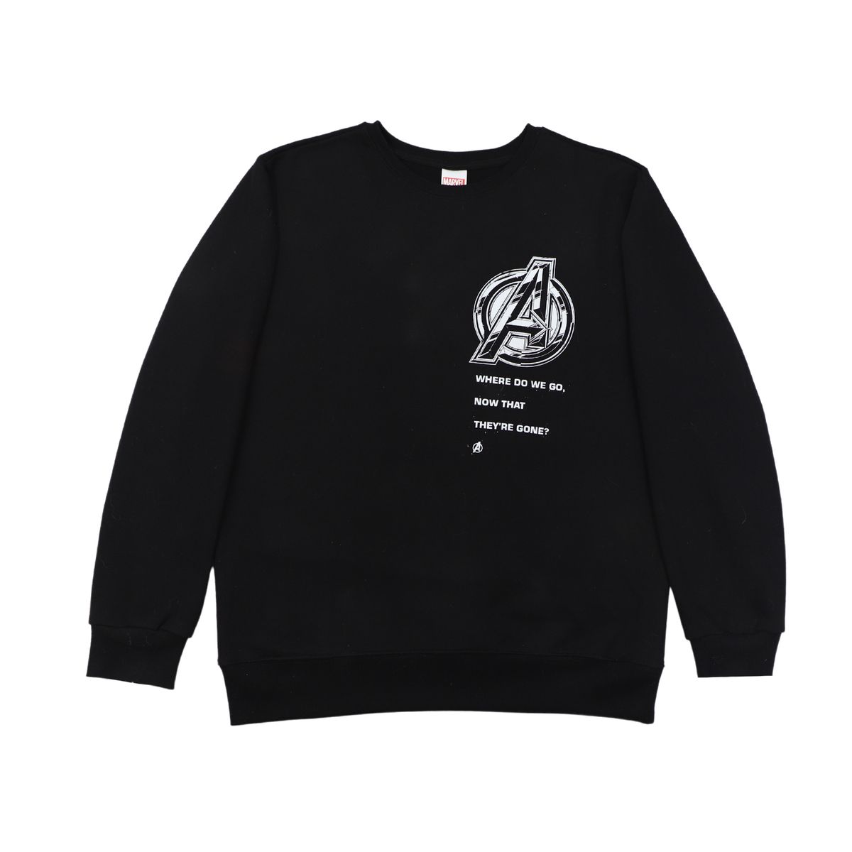 MARVEL - Poleron Hombre Avengers Logo Negro Marvel