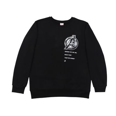 Imagen 1 del producto Poleron Hombre Avengers Logo Negro