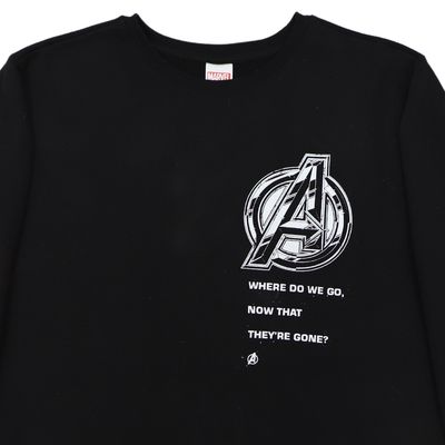 Imagen 2 del producto Poleron Hombre Avengers Logo Negro