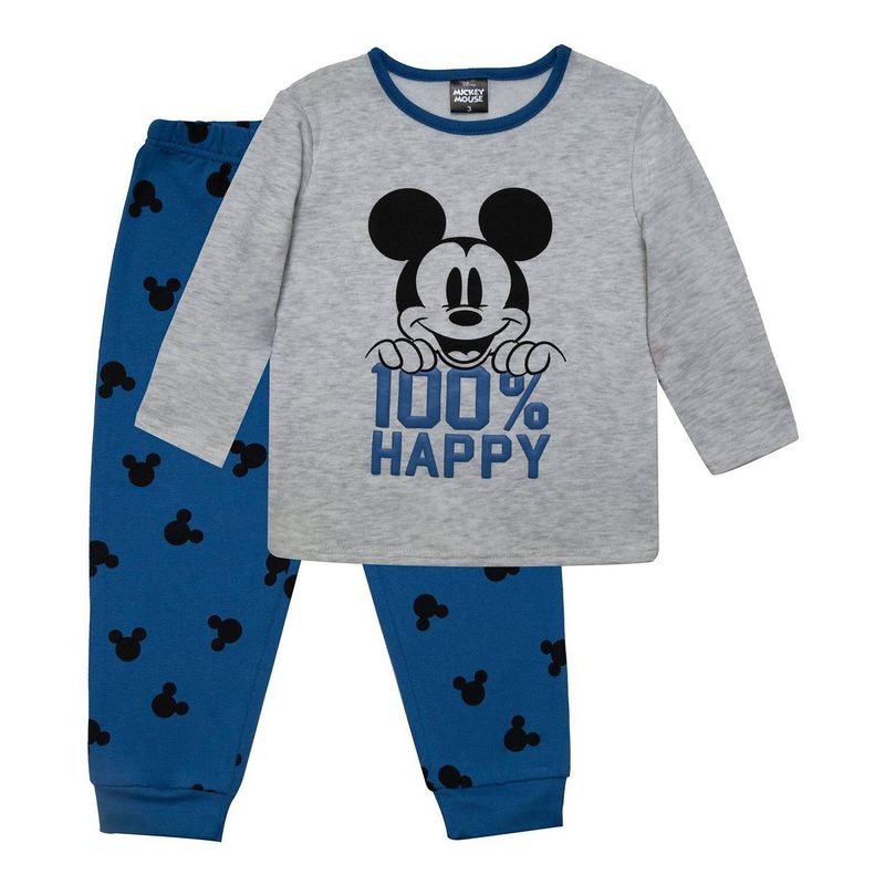 DISNEY - Pijama Niño Mickey Happy Azul Disney