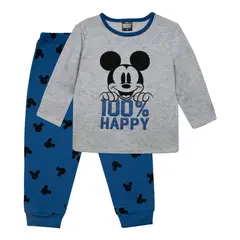 DISNEY - Pijama Niño Mickey Happy Azul